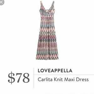 New! Stitch Fix! Loveappella Carlita Maxi Dress L